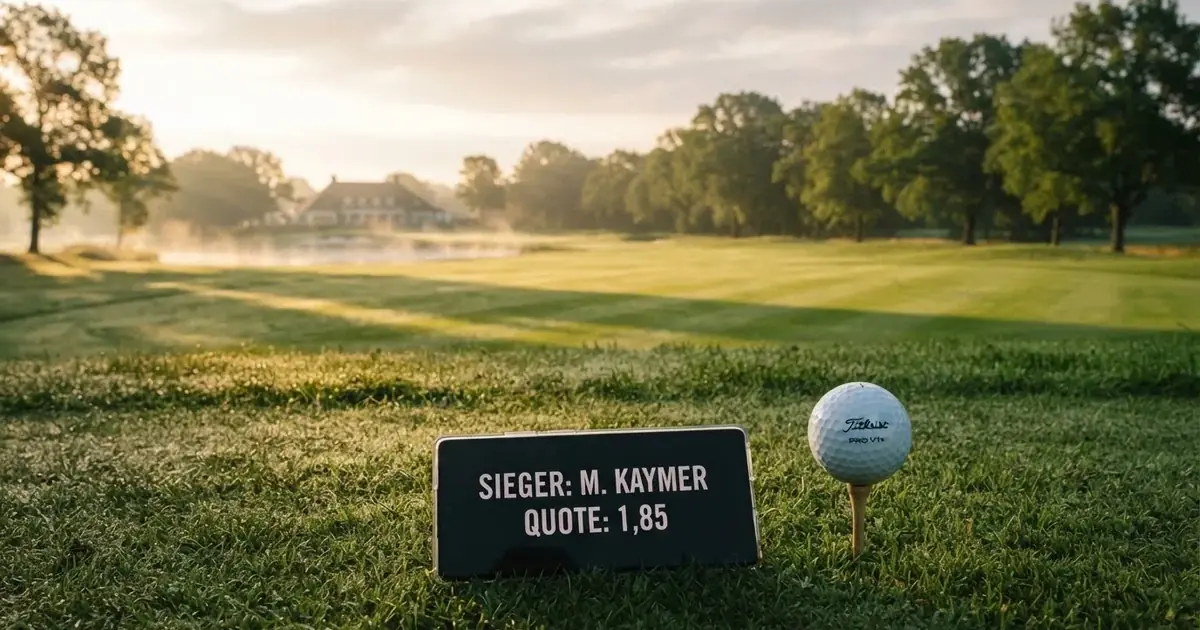 Online auf Golf wetten 2026 – Anbieter, Märkte und Konditionen